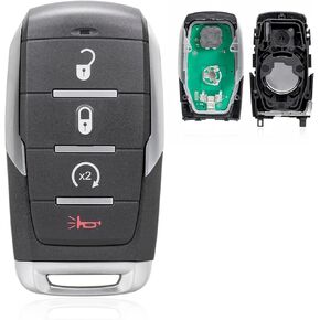 Replacement Keyless Entry Remote Car Key Fob OHT-4882056 433.92Mhz 4A Chip 4 Buttons for 2019 2020 2021 RAM 1500