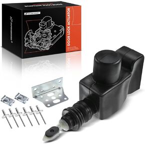 A-Premium Door Lock Latch Actuator Compatible with Chevy Suburban Beretta Blazer Camaro C10 & Buick Century Electra Lesabre Reatta Regal & Cadillac Escalade & More, with Dirt-Proof Boot