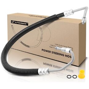 A-Premium Power Steering Pressure Hose Line Assembly Compatible with Ford F-250 F-350 Super Duty 2005 V8 6.0L Hydroboost To Gear