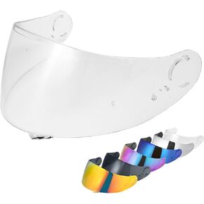 VCOROS GT Air Helmet Visor Replacement, CNS-1 Face Shield Compatible with GT Air 2/ Neotec/TC-5/ TC-9 Visor Replacement(Chrome Red)