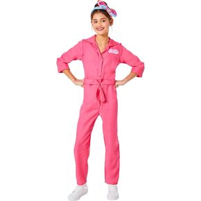 InSpirit Designs Barbie Pink Coverall/Utility Youth Costume