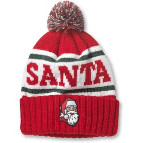 AMERICAN NEEDLE Santa Pillow Line Knit Cap Beanie Hat (23012A-SANTA-RDKW)