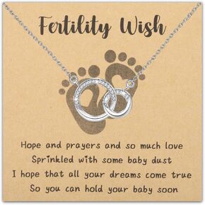 BLEOUK Fertility Jewerly Gifts For Women Fertility Bracelet Infertility Warrior Gift Infertility Mom Encouragement Gift