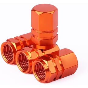 4pcs Aluminum Wheel Stem Tyre Air Valve Stem Caps Universal Stem Covers for Cars, SUVs, Bike, Trucks ((Colorful)
