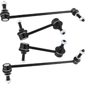 4Pcs Front & Rear Suspension Stabilizer Sway Bar End Links Fit For Ford Explorer 2011-2018, For Ford Police Interceptor Utility 2013-2018 Replace# K750616 K750617 K750393 K750394