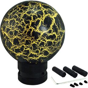 Lunsom Gear Shifter Knob, Resin Shift Ball Round Head Stick Handle Fit Most Automatic Manual Transmission Car (Blue)