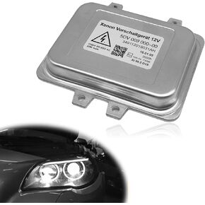 5DV 009 000-00 HID Xenon Light Ballast Control Unit Replacement Compatible with BMW, Mercedes, Cadillac, Jaguar, Volkswagen, Lincoln, Saab, Hyundai, OEM Replaces 5DV009000-00