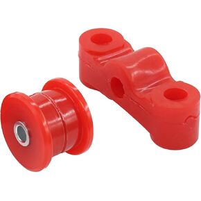 ApplianPar Red Manual Transmission Shifter Stabilizer Bushing Kit for Honda Civic 1.5L/1.6L SOHC 16 Valve L4 D Series