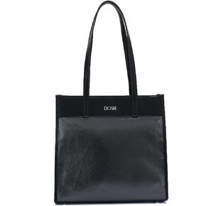 Portrait Tote 2 - Floral Kraft Paper Vegan Tote