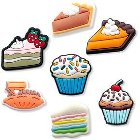 Cookies Ice cream Cake Charms for Clog Shoes Decoration, Sweet Food Charms Accessories for Adults
