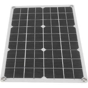50W 12V Solar Panel Kit Battery Maintainer Trickle Pro Advanced 10A MPPT Controller SAE Battery Clip Cable for 12 Volt Boat Car RV Trailer Motorcycle Automotive Home