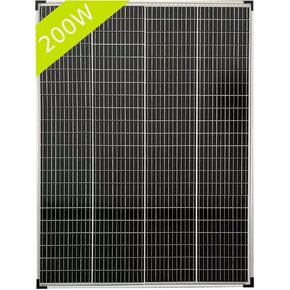 20 Watts Solar Panel 20W 12V Monocrystalline Waterproof Panel High Efficiency for Lighting System,Charge Your 12V Battery