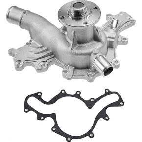 AW4108 Professional Water Pump with Gasket Compatible with 10-97 FORD EXPLORER 10-05 FORD MUSTANG 11-01 FORD RANGER 10-01 MAZDA B4000 10-98 MERCURY MOUNTAINEER