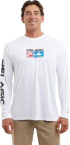 PELAGIC , Long Sleeve Fishing Shirt, UPF 50+ Protection, Water and Stain Repellent in Saudi Arabia