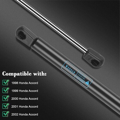 2 قطعة من دعامات غطاء المحرك الأمامي للصدمات يدعم زنبركات الغاز مناسبة لـ 1998 1999 2000 2001 2002 Honda Accord، استبدال 4352 SG326010 in Kuwait