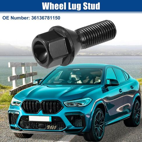 ACROPIX M12x1.5 عجلة السيارة العروة الترباس الجوز صالح لسيارات BMW E46 E90 E39 رقم 36136781150 - حزمة من 10 in Saudi Arabia