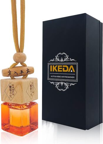 معطر جو للسيارة 8 مل بروائح الطبيعة | عطر يدوم لمدة 45 يومًا | زجاجات الناشر المعلقة للسيارات | مزيل الروائح الكريهة المنزلي للرجال لإزالة الروائح الكريهة تلقائيًا (قطعة واحدة، خشب العود) in Saudi Arabia