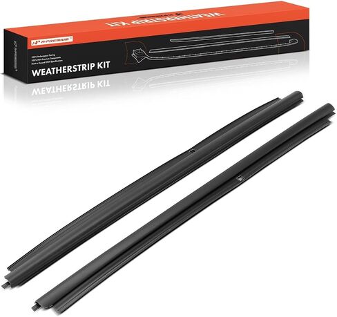 A-Premium Front Outer Window Sweep Weatherstrip Seal Compatible with Chevy, GMC, Cadillac, GMC Cars - 1999-2007 - Silverado Suburban Sierra Avalanche 1500, Escalade EXT, Tahoe, Yukon XL 2500 & More in Saudi Arabia