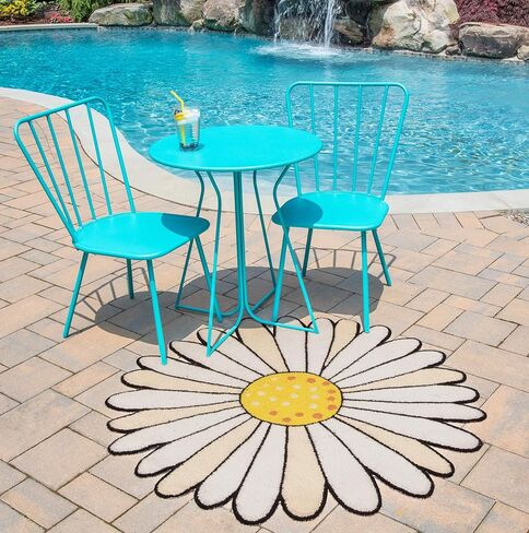 Novogratz by Momeni Cucina Daisy Round Kitchen Mat 3' x 3' in Saudi Arabia