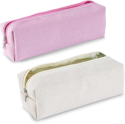 Pencil Case Pouch for Stationery Organizer (Beige) in Kuwait