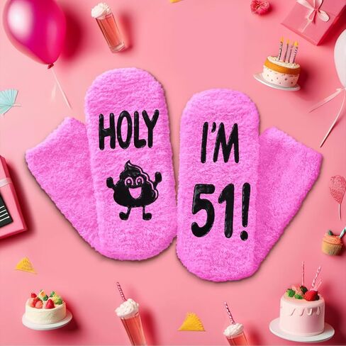 هدايا عيد الميلاد الستين للنساء من HAPPYPOP - جوارب لعمر 60 عامًا، أفضل الهدايا لامرأة في منتصف العمر تبلغ 60 عامًا، أفكار هدايا لعمر 60 عامًا in Saudi Arabia