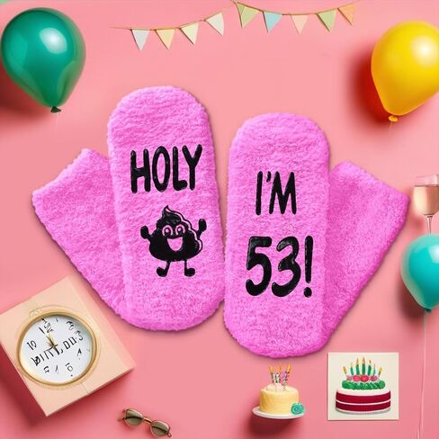 هدايا عيد الميلاد الستين للنساء من HAPPYPOP - جوارب لعمر 60 عامًا، أفضل الهدايا لامرأة في منتصف العمر تبلغ 60 عامًا، أفكار هدايا لعمر 60 عامًا in Saudi Arabia