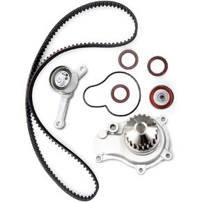 SCITOO TCKWP265B AWK1248 MD976464 TBK265 Engine Timing Belt Kit Fits for 96-98 01-02 for Chrysler Sebring 96-02 for Dodge Caravan 95-02 for Dodge Stratus