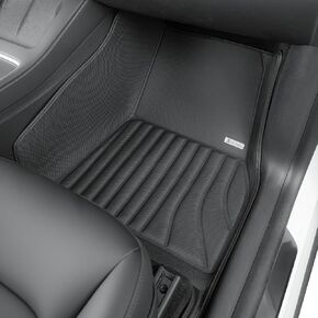 Floor Mats Compatible with Tesla Model Y 5-Seat 2021-2024 - Premium Design & Extreme Coverage - All Weather Cargo Liner Trunk Accessories (Does NOT fit 7-Seat)