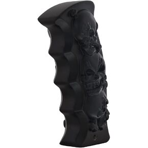 United Pacific 70657 Black Skulls Pistol Grip Shift Knob