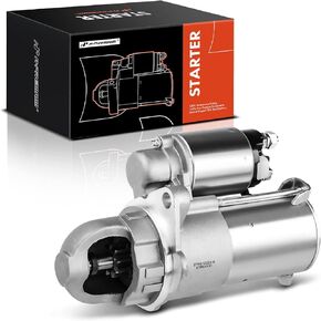 A-Premium Starter Motor Compatible with Chevrolet Cavalier Cobalt Malibu HHR & Pontiac Sunfire Pursuit G5 & Saturn Vue Sky L100 Ion, 2.2L 2.4L, 12V 1.2KW 9 Teeth Clockwise Replace# 12581146, 12586764