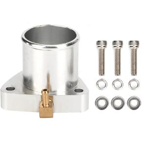 3 Bolt Turbo Adapter, Flange Adapter Kit 3 Bolt Turbo Outlet Adapter Kit Fit for Garrett Gt25 Gt28 T25 T28 Sr20det with Brass Fitting 90 Degree Impact Resistance Scratch Resistance