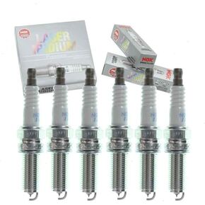 6 pc NGK Laser Iridium Spark Plugs compatible with Jeep Grand Cherokee 3.6L V6 2011-2014