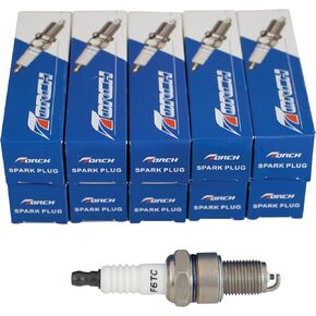 Stens 131-047-10 Spark Plug - 10 عبوات متوافقة مع/بديلة لـ Champion N9YC، NGK BP6ES، Torch F6TC نوع القابس القياسي