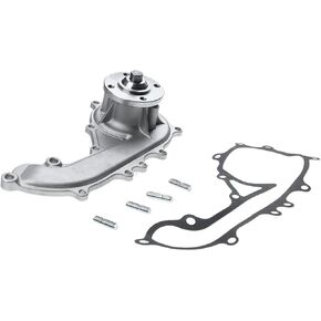 A-Premium Engine Water Pump W/Gasket [fits DOHC, 4Cyl 2.4L 2.7L] Compatible with Toyota Tacoma 1995-2022, 4Runner 1996-2000 2010, T100 1994-1998, 6-Impeller, Reverse, Replace # 1610079155, 1610079255