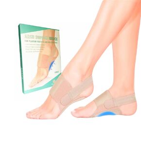Arch Support Braces/plantar fasciitis socks- Upgraded Non-Slip Wearable Arch Support, with Built-In Gel Cushion, Feet Pain Relief, Flat & Fallen Arches, High Arch - Comes with 2 arch support inserts