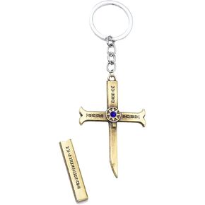 Anime Cartoon Keychain Cros Sword Keychain for Movie Fans Women Men Gift