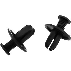 uxcell 100 Pcs 8mm Hole Plastic Screw in Fastener Rivets Retainer Clips