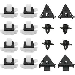 16 Pack Front Fender Upper Panel Moulding Clip Retainer & Upper Windshield Reveal Clip Kit Fit for 2007-2014 Toyota FJ Cruiser, Replace 75563-35010 61118-35010 61991-35010 61992-35010