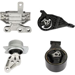 OCPTY Engine Motor Mount and Transmission Mount Set Compatible for Cadillac SRX 2010-2011 V6 3.0L, SRX 2012-2016 V6 3.6L, FWD Automatic Transmission # A5714, A5530, A5608, A5502 (4PCS)