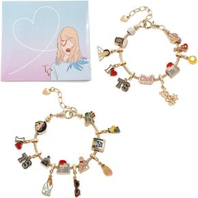 Famous Pop Female Singer Bracelet Blind Box Set - Creative Metal Mold and mildew Bracelet, Birthday, Christmas Gift for Fans, Female Friends, Collectible Souvenir