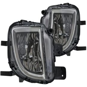 Winjet WJ30-0480-09 2010-2014 Volkswagen GTI Mk6 2012-2017 Jetta Sedan Fog Lights Replacement OE Fitment Pair Clear