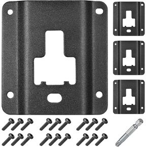 لوحة دعامة ربط البضائع لسرير الشاحنة SPEEDWOW متوافقة مع F150 f250 F350 Super Duty 2015-2023 بديلة FL3Z-9928408-AB تركيب لوحة تقوية خطاف تحميل السرير (4 عبوات)