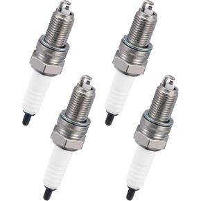 BDFHYK DPR7EA-9 Spark Plugs Compatible with Honda Yamaha Arctic Cat Suzuki Triumph Kawasaki Universal Motorcycle Spark Plugs Replacement for 5129 Set of 4