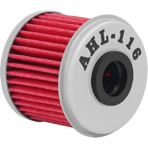 AHL 116 Oil Filter for Honda TRX450ER TRX450 ER 2006-2009 2012-2014/TE310 310 2011-2012/CRF250F 249 2004-2020/CRF250R 250 2004-2019