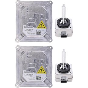 2PCS 1307329153 Xenon HID Headlight Ballast 25806714 fits for 2006-2011 Cadi-llac DTS 328i 328xi 335i 335xi M3 E92 E93 645Ci 650i M6 X3 X5 130732915301 63117182520 8J0907391 Ballast Module w/Bulb