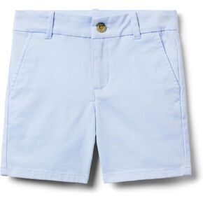 Janie and Jack Boys Twill Flat Front Short (Toddler/Little Kids/Big Kids) Blue 10