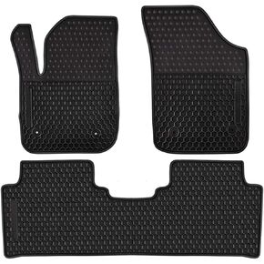 Car Floor Mats Custom Fit for Buick Envision 2016 2017 2018 2019 2020 Odorless Washable Rubber Anti-Slip All Weather Protection Car Floor Liner-Black