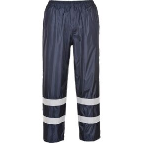 Portwest F441 Men's Elasticated Reflective Waterproof Iona Rain Pants