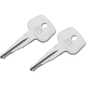 N175 Key for Thule Key Replacement,Fits for Thule Roof Rack Accessories,Car Ski Rack,Crossbars Key Etc(2PCS)