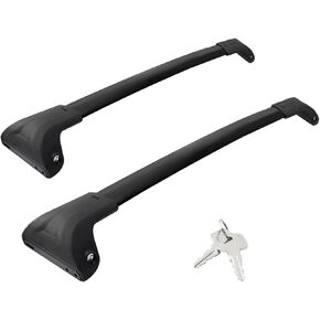 Roof Rack Cross Bars Compatible with 2018-2023 Expedition Roof Rack for Luggage Kayak Snowboard Cargo Carrier Bike Rooftop Canoe etc -220LB Black